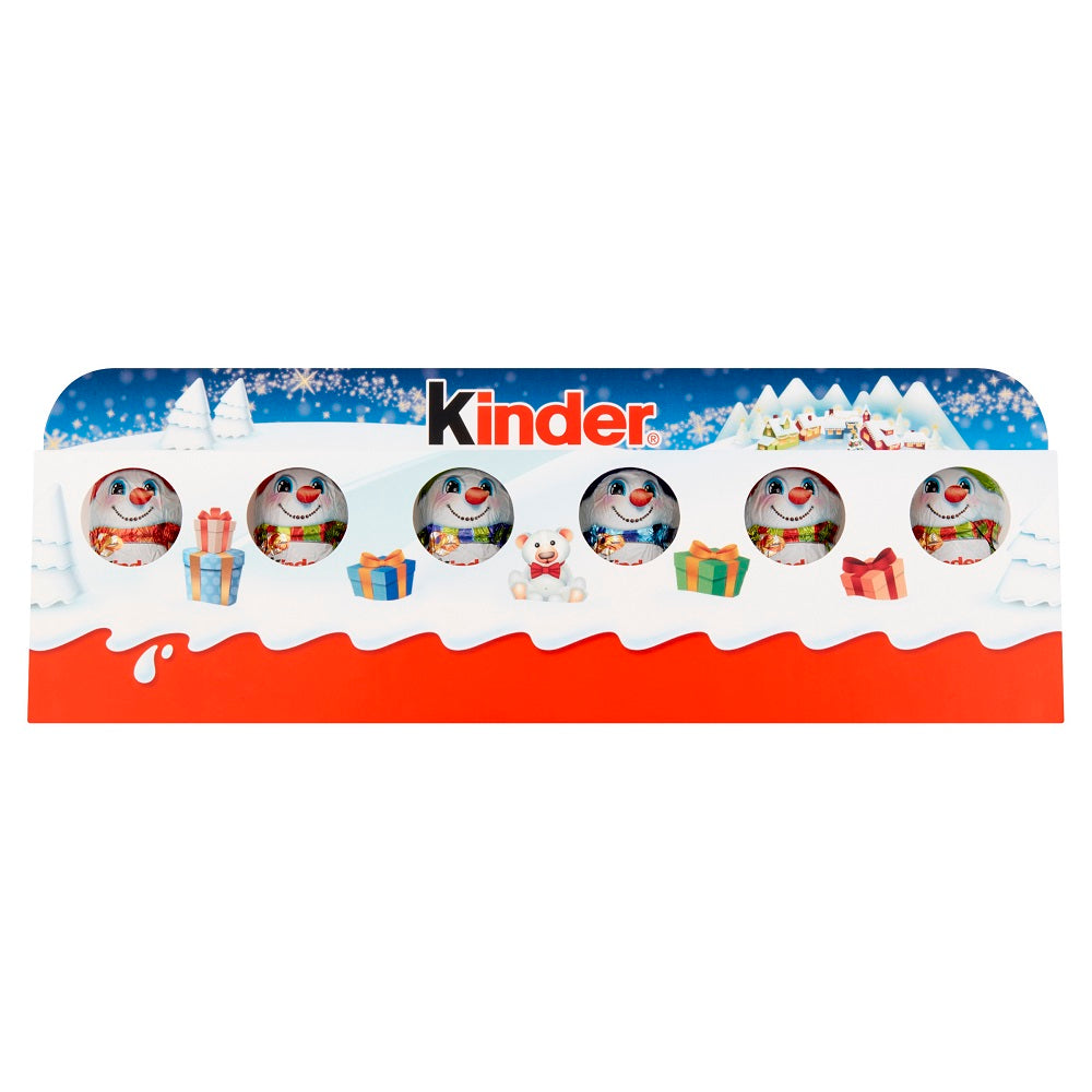 Kinder Mini Christmas Figures (6 X 15g) 90g