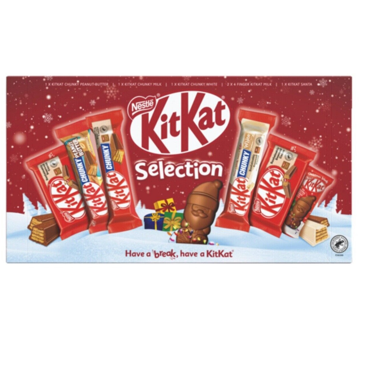 Kit-Kat Christmas Chocolate Selection Box 234g