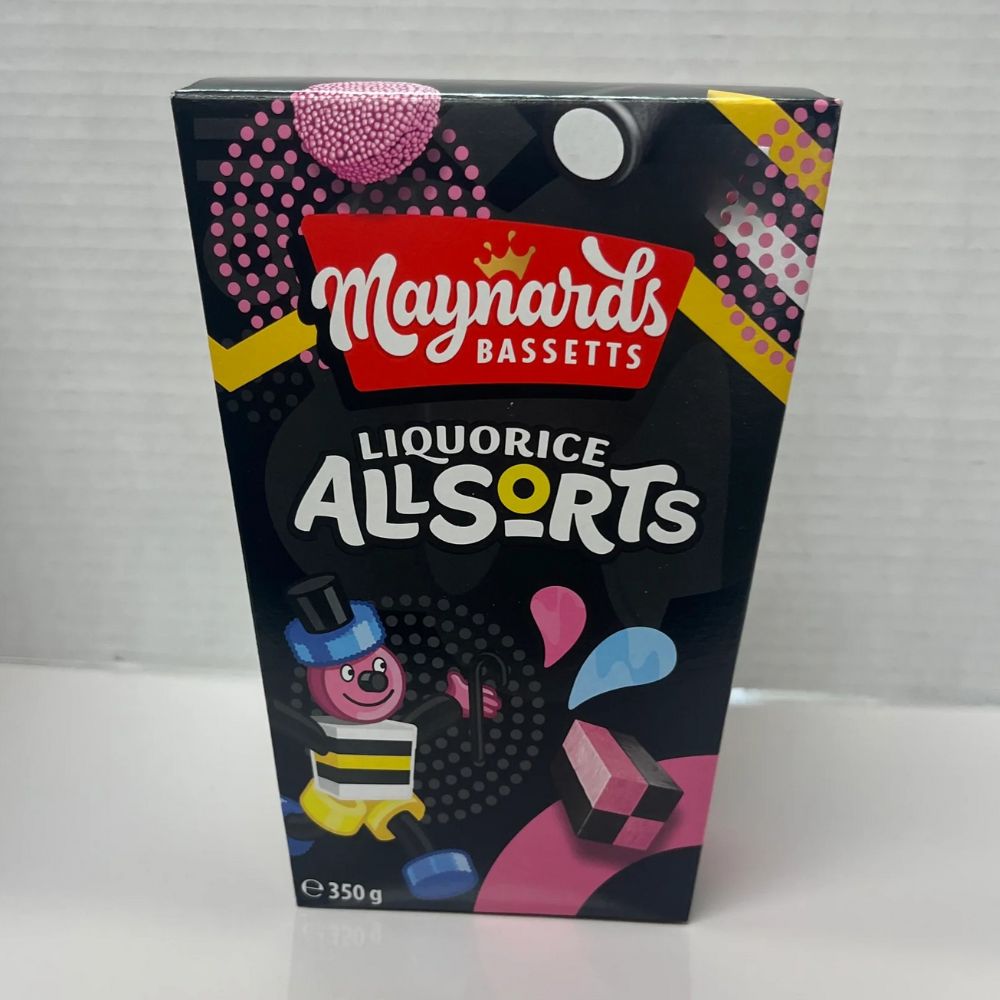 Maynards Bassetts Liquorice Allsorts Carton 350g