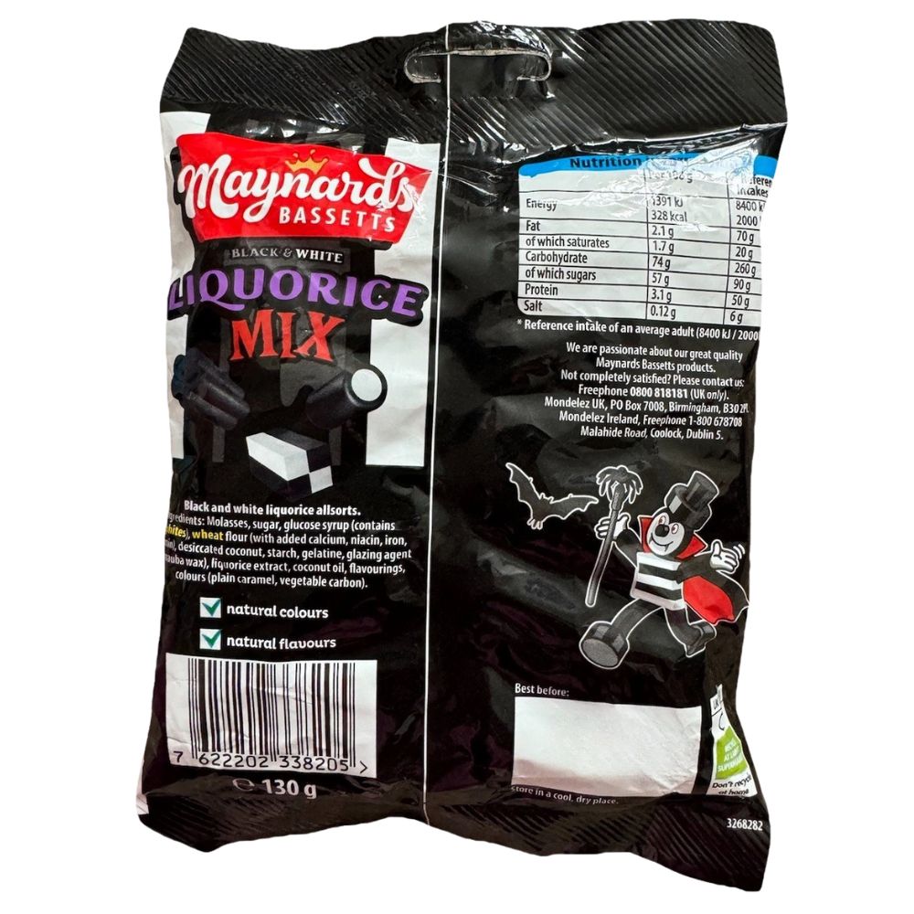 Maynards Bassetts Liquorice Allsorts Bags 130g