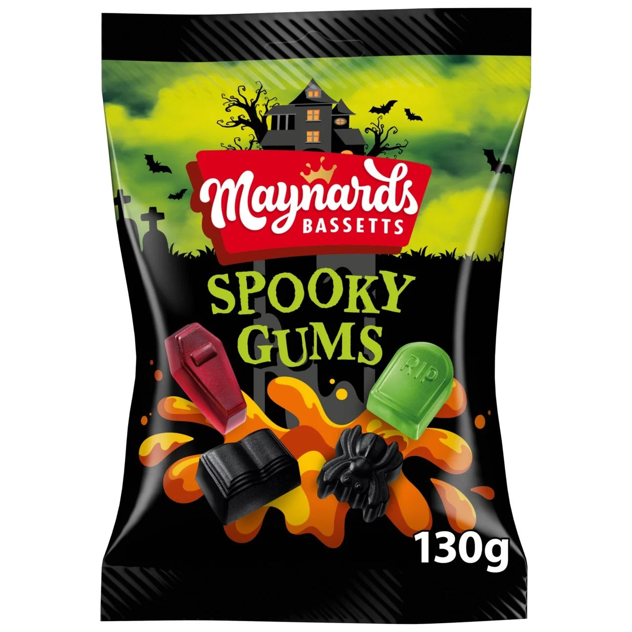 Maynards Bassetts Spooky Wine Gums 130g