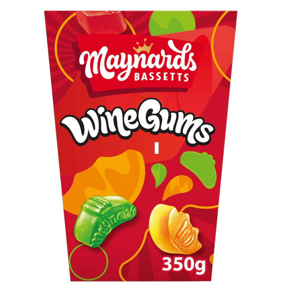 Maynards Bassetts Wine Gums Carton 350g