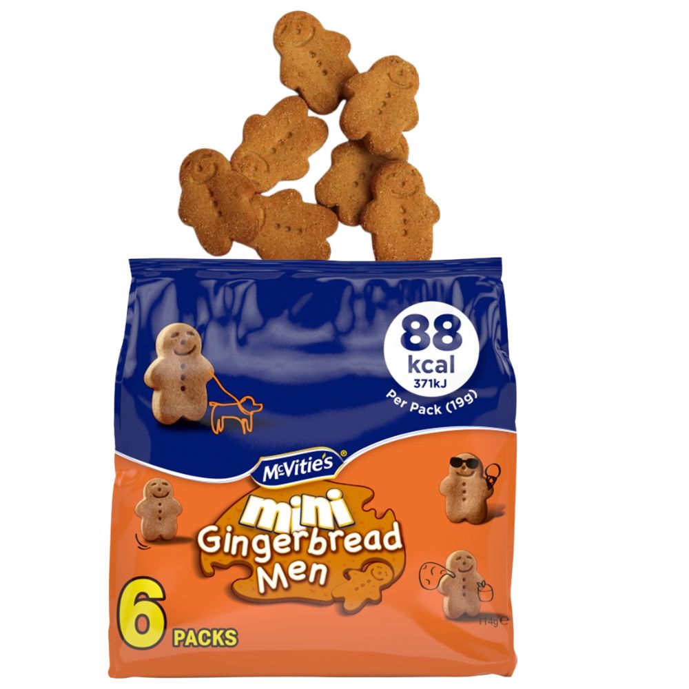 McVitie's Mini Gingerbread Men 6pk (6X19) 114g