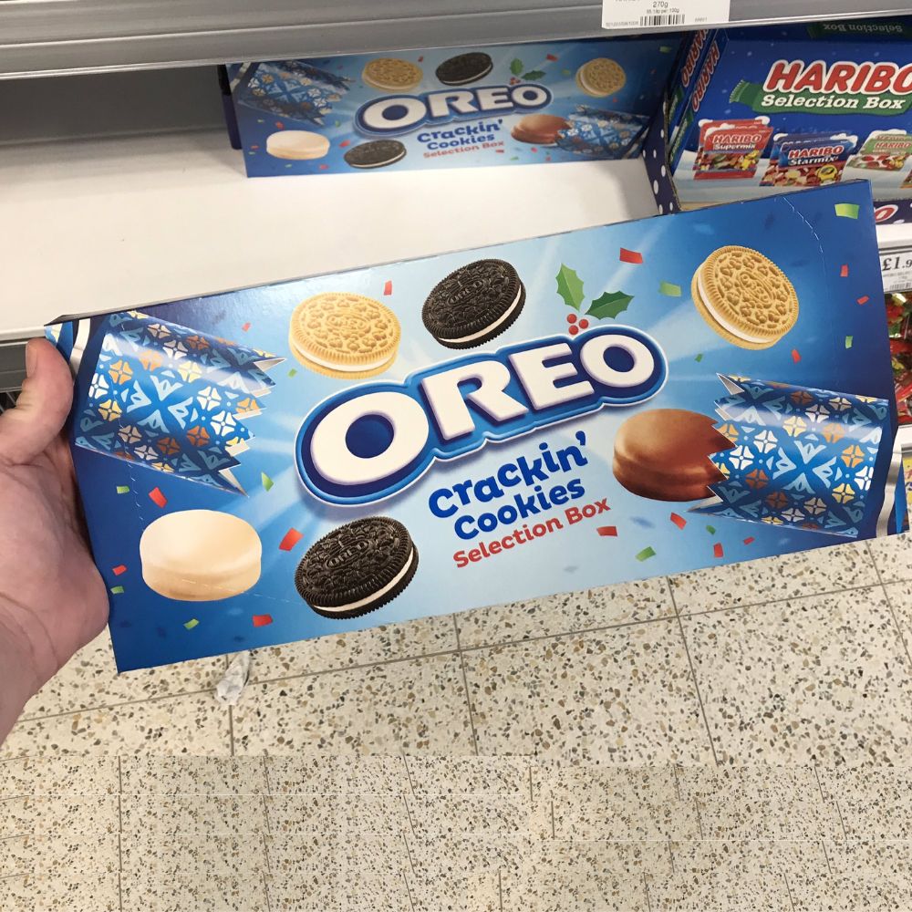 Oreo Crackin Cookies Selection Box 170g