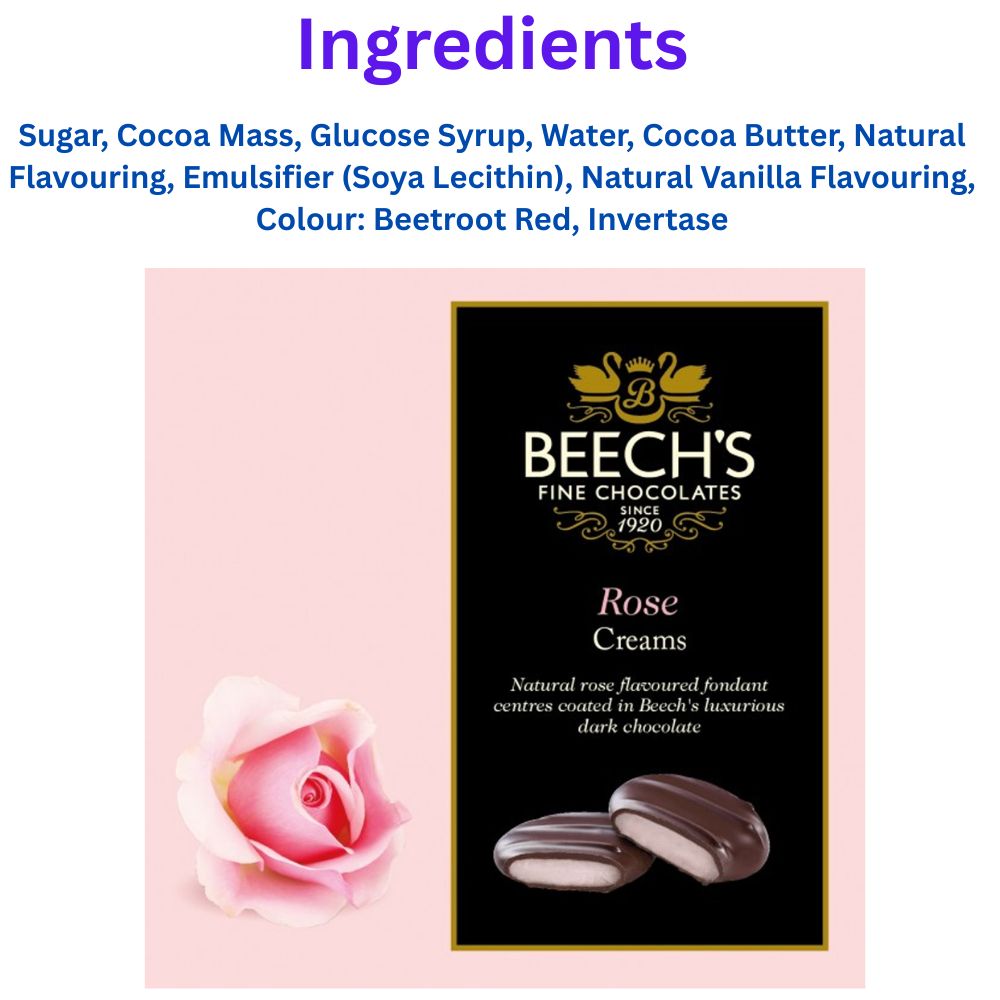 Beech's Fine Chocolate Rose Creams 90g