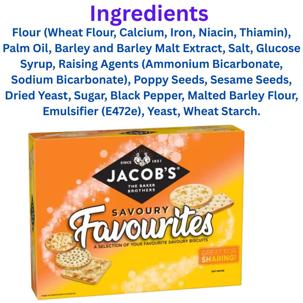 Jacob's Savoury Favourites Crackers Assortment 200g