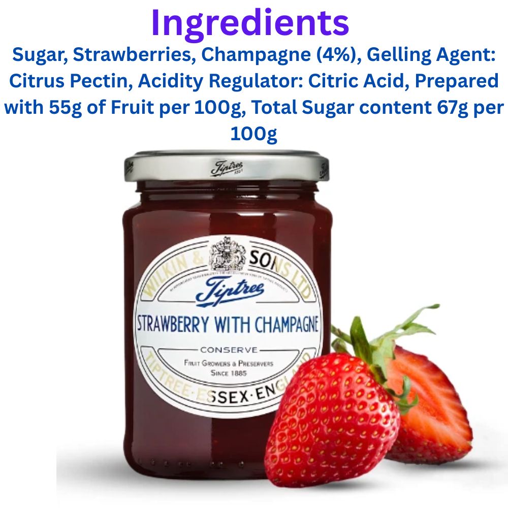 Tiptree Strawberry with Champagne Conserve 340g