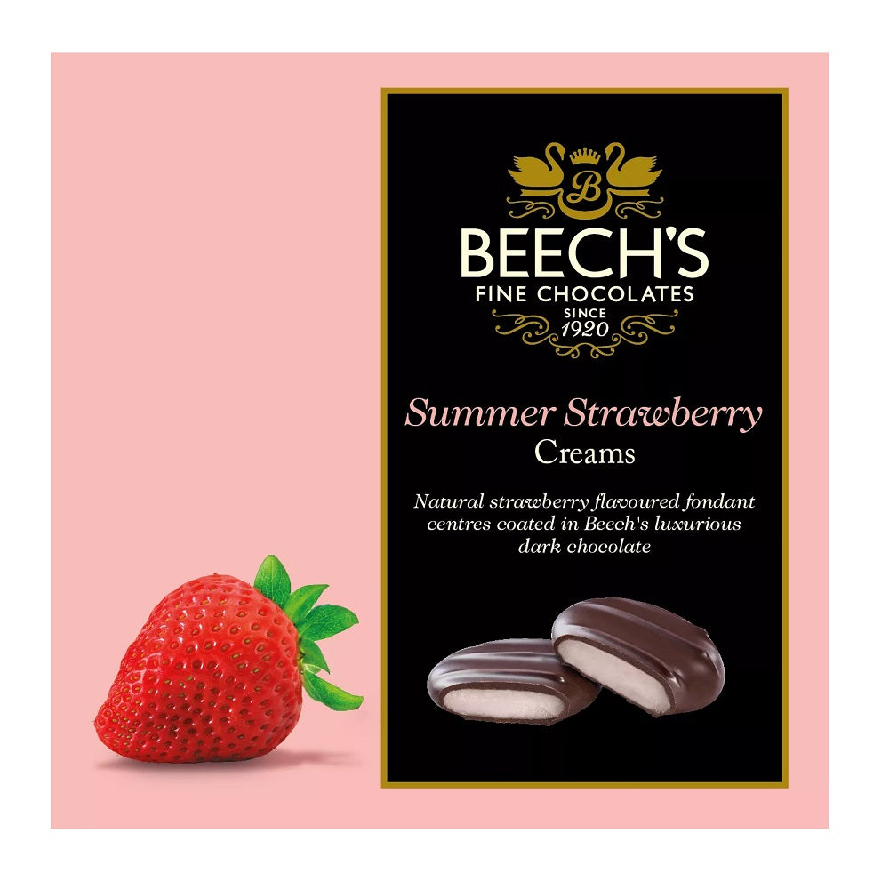 Beech's Fine Chocolate Strawberry Creams 90g
