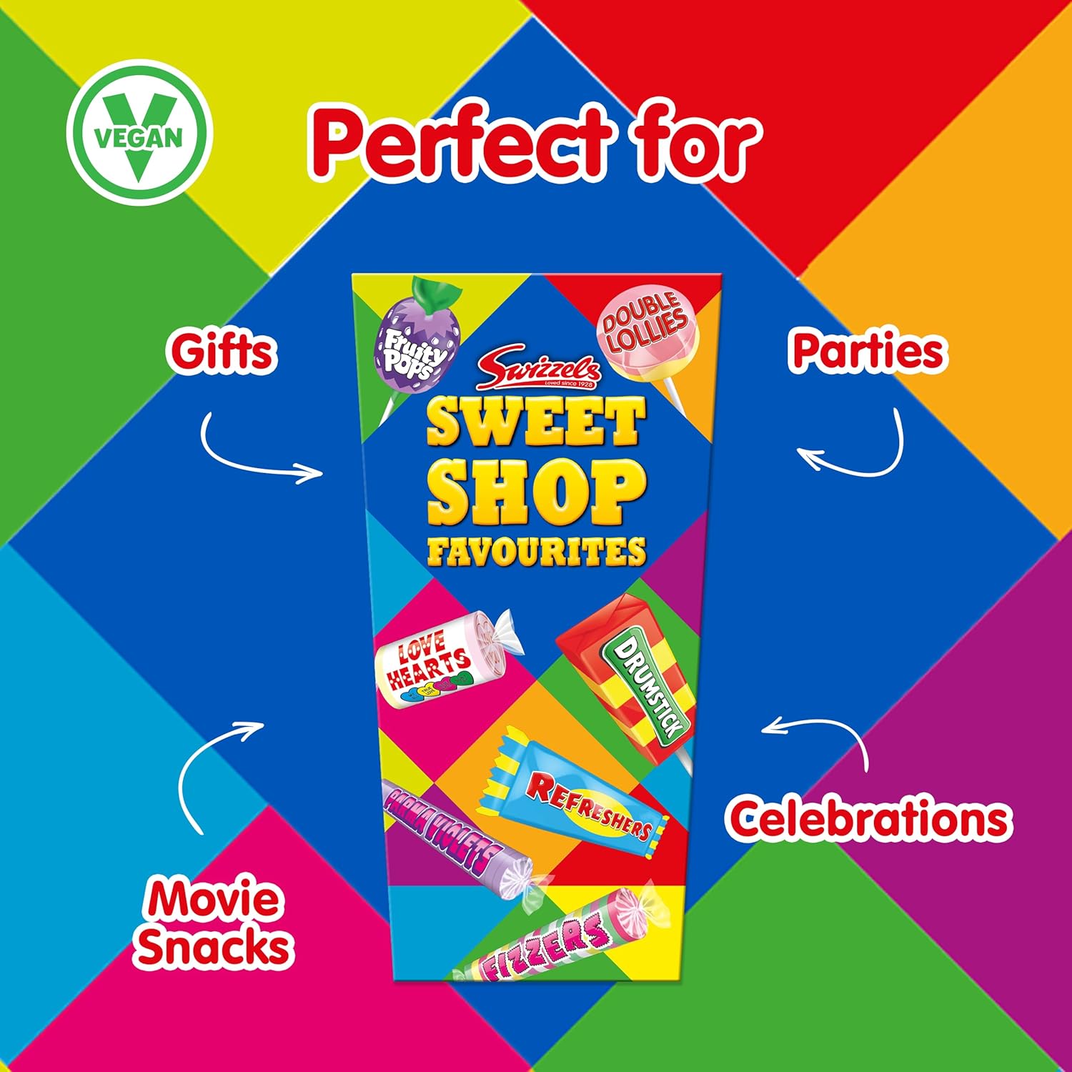Swizzels Matlow Sweet Shop Favourites Carton 324g
