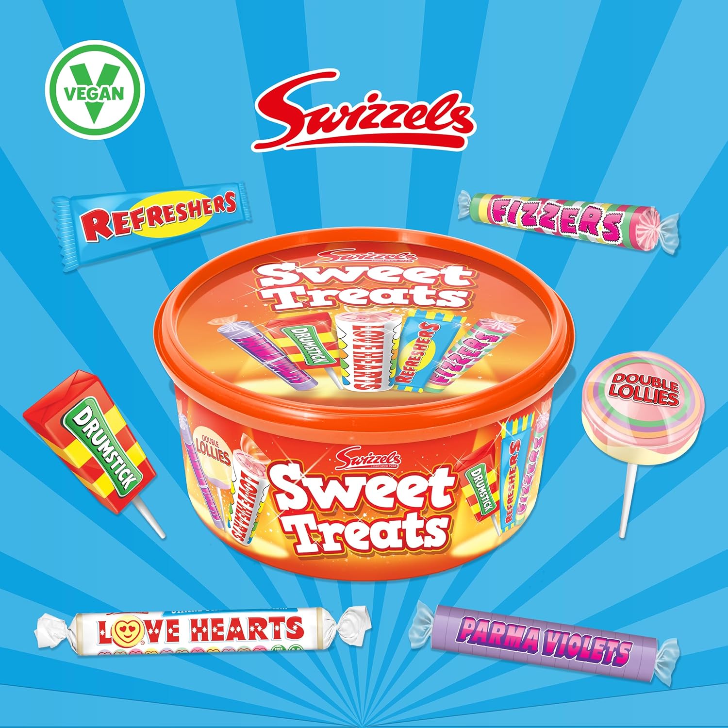 Swizzels Matlow Sweet Treats Tub 600g