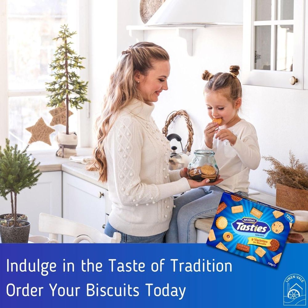 McVitie's Tasties Biscuits Assortment Selection Box 730g