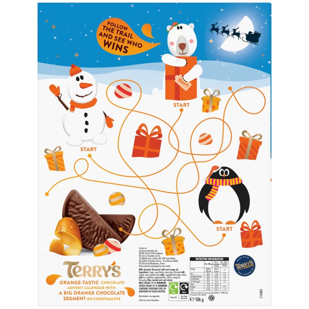 Terry's Chocolate Orange Advent Calendar 106g