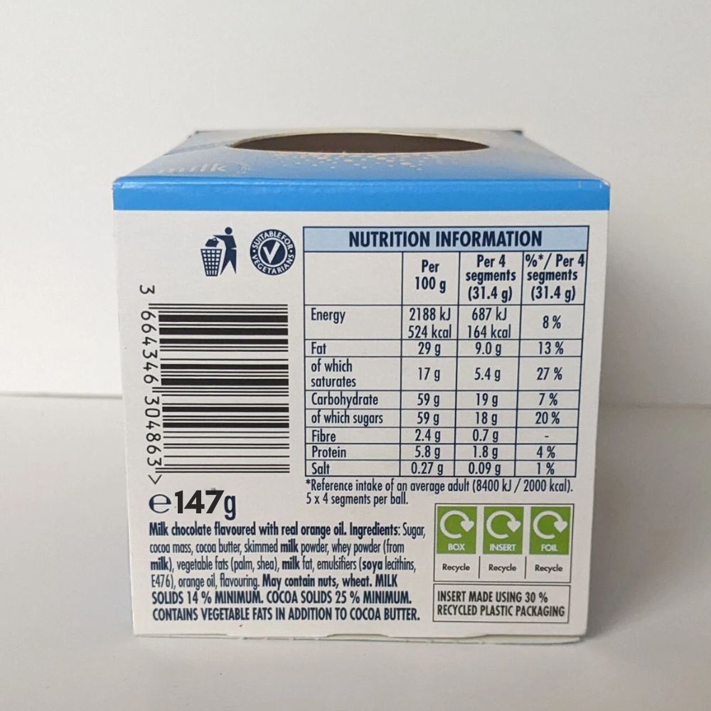 Terry's Chocolate Orange Milk Ball 145g