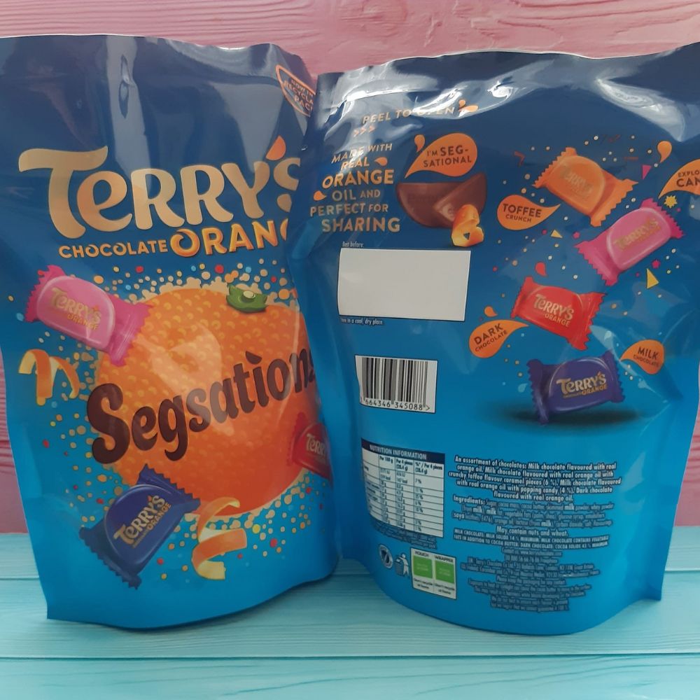 Terry's Orange Segsations Chocolate 300g