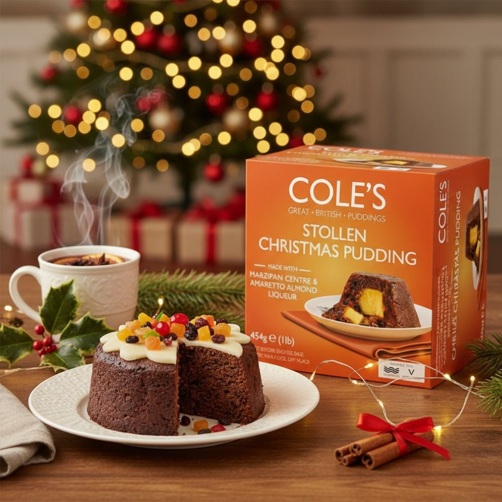 Cole's Stollen Christmas Pudding 454g