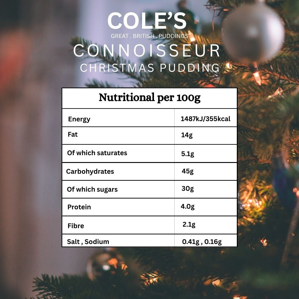 Cole's Connoisseur Christmas Pudding 454g