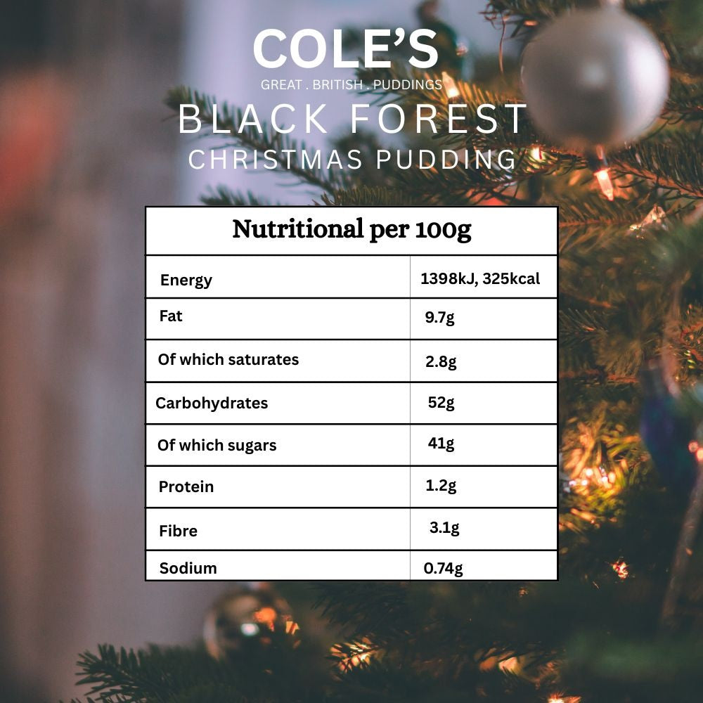 Cole's Black Forest Pudding 454g