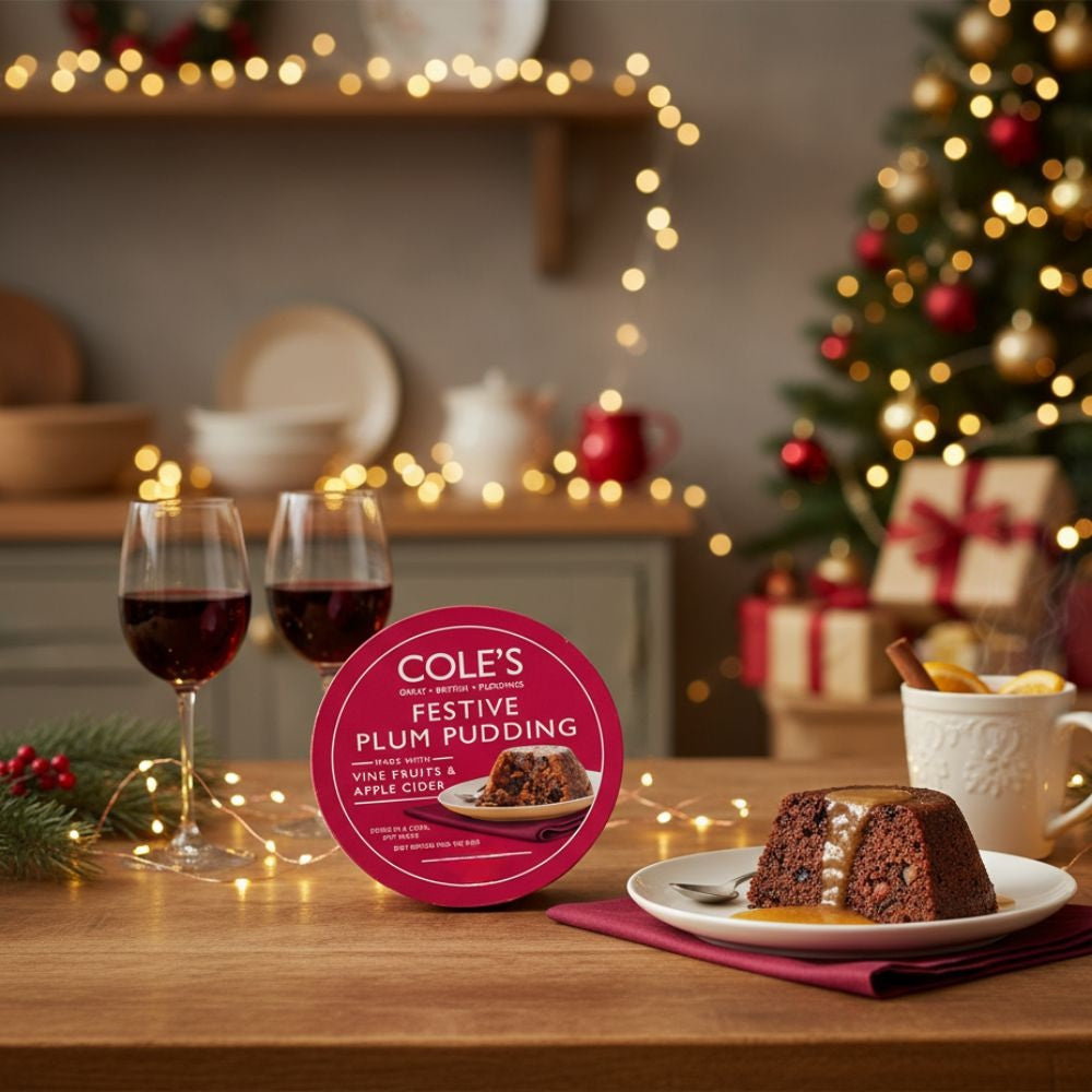 Cole's Festive Plum Pudding 454g