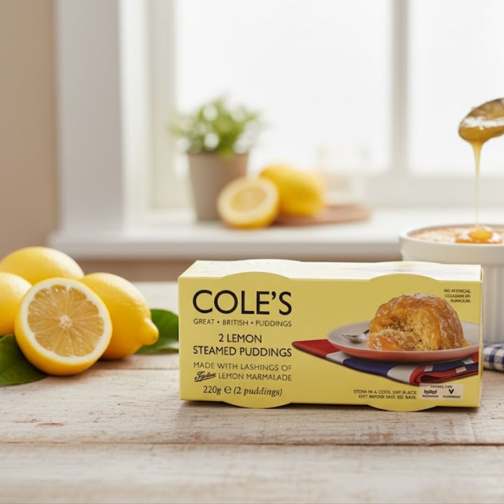 Cole's Lemon Steamed Pudding Twin Pack (2X110g) 220g