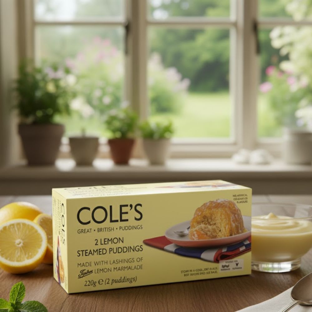 Cole's Lemon Steamed Pudding Twin Pack (2X110g) 220g