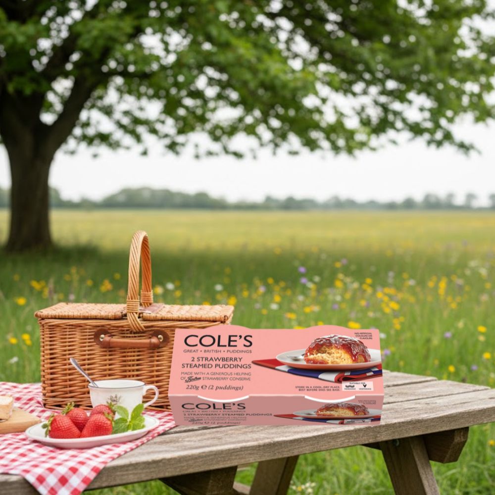 Cole's Strawberry Steamed Pudding Twin Pack (2X110g) 220g
