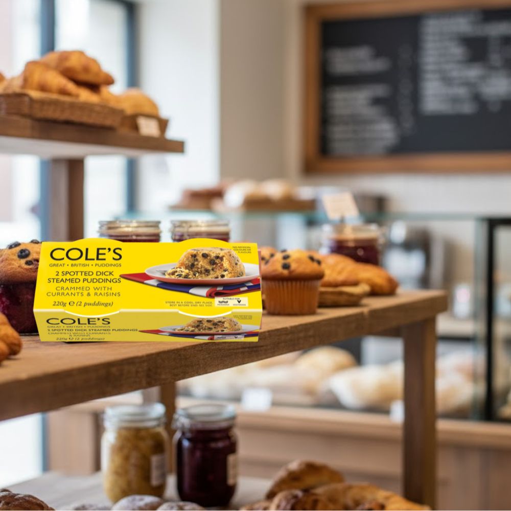 Cole's Spotted Dick Steamed Pudding Twin Pack (2X110g) 220g