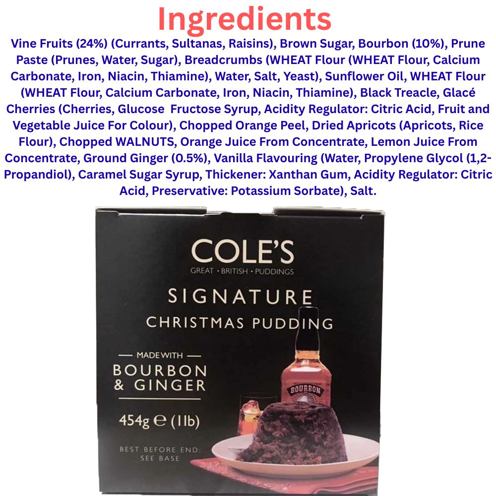 Cole's Signature Christmas Pudding 454g