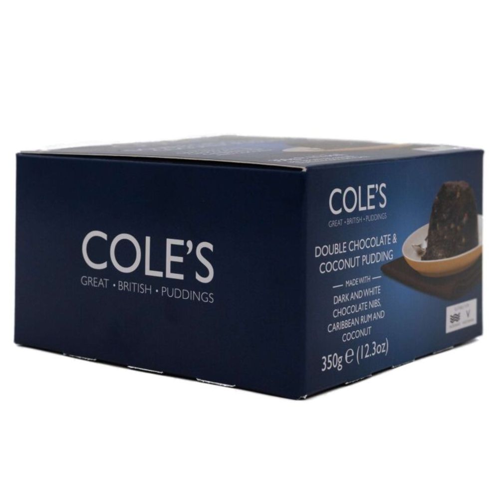 Cole's Double Chocolate And Coconut Pudding 350g
