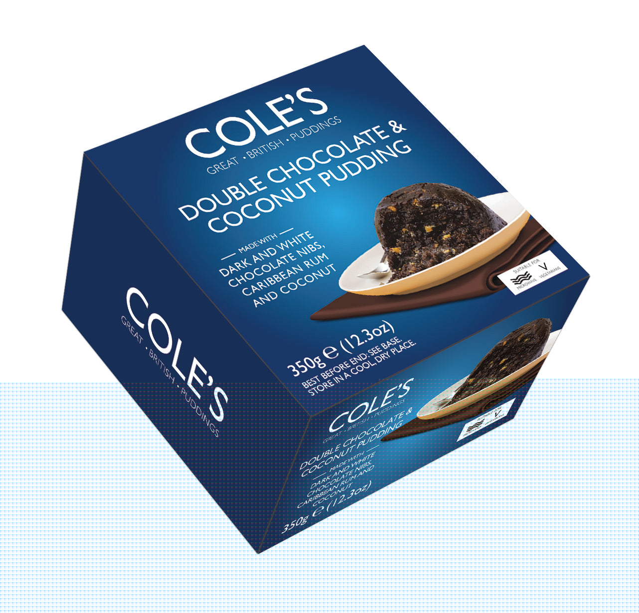 Cole's Double Chocolate And Coconut Pudding 350g