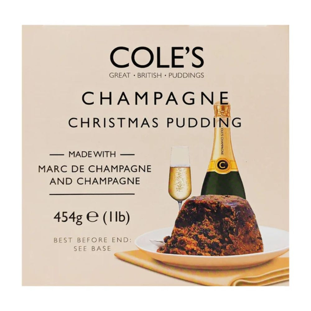 Cole's Champagne Christmas Pudding 454g