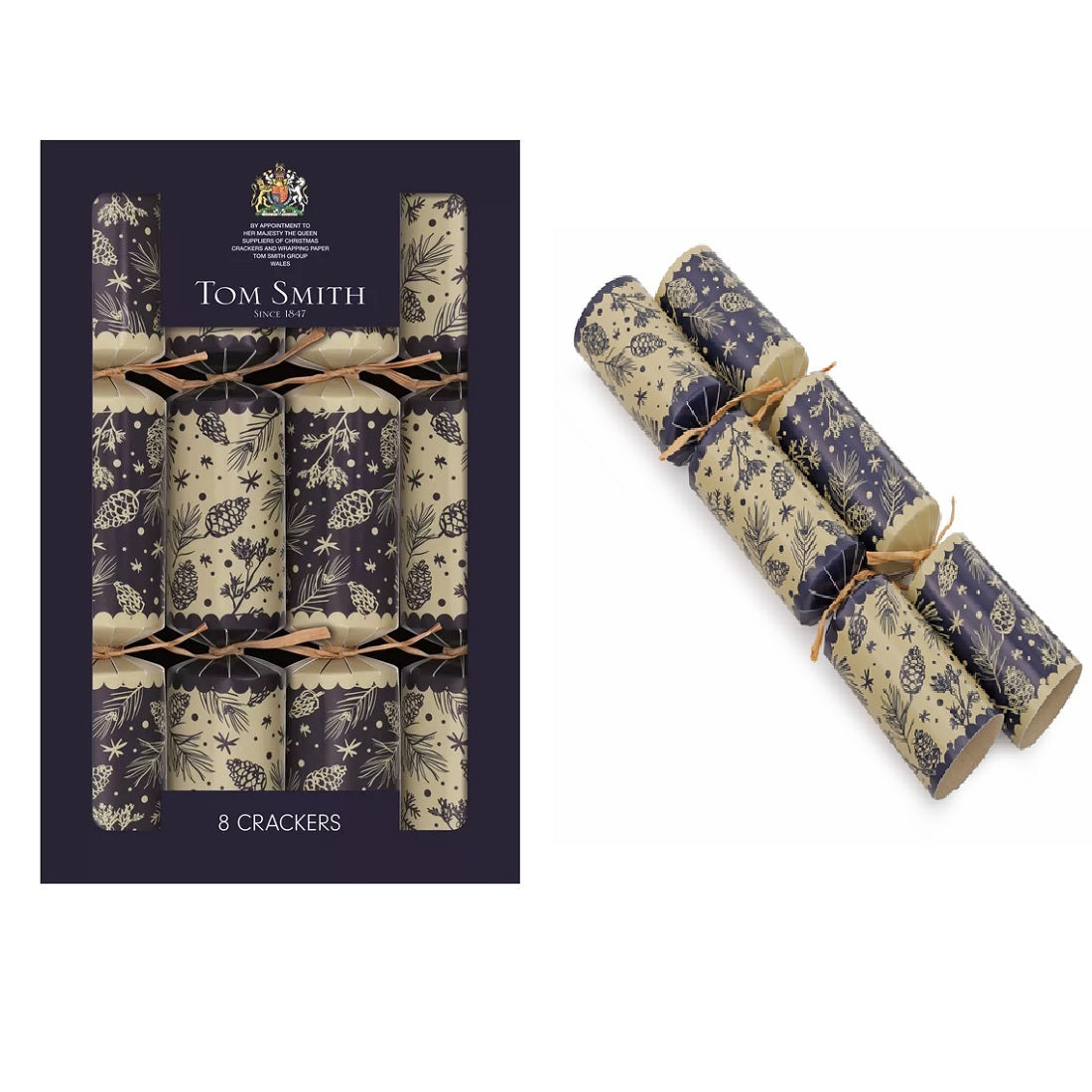 Tom Smith Crackers - 8X12.5" Pine Cone Forest Family