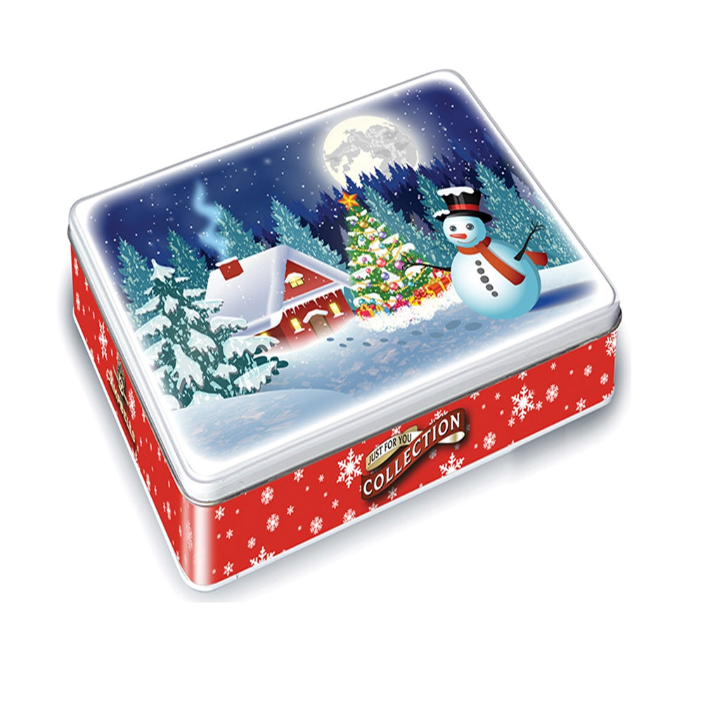 Campbells Shortbreads Christmas Scene Tin 150g Assorted Scottish All Butter Shortbread Shapes