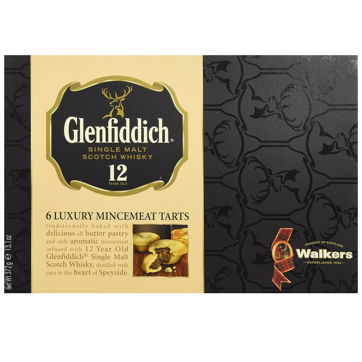 Walkers Glenfiddich whisky mincemeat tarts 13.1oz Scottish Christmas pastries