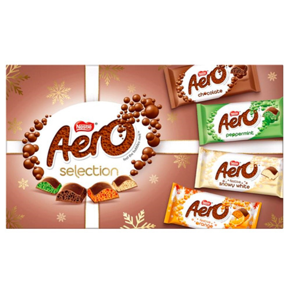 Aero 360g festive chocolate selection box for Christmas