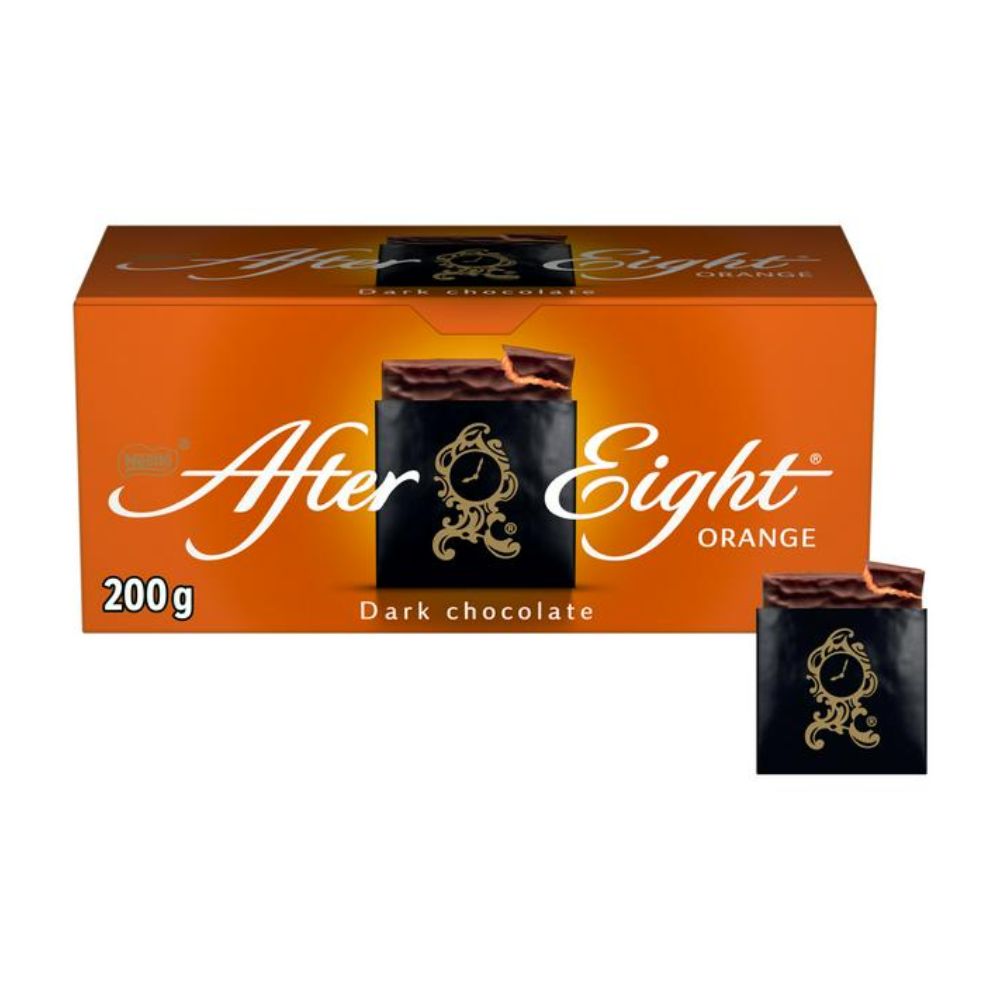 After Eight Carton Orange Dark Chocolate 200g