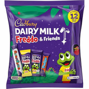 Cadbury Dairy Milk Freddo Treat Size Chocolate Bag 191G – UK Christmas confectionery sharing pack