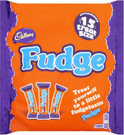 Cadbury Fudge Chocolate Bag 202G – UK Christmas confectionery sharing pack