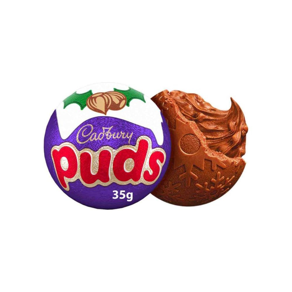 Cadbury Dairy Milk Puds Christmas chocolate, 35g