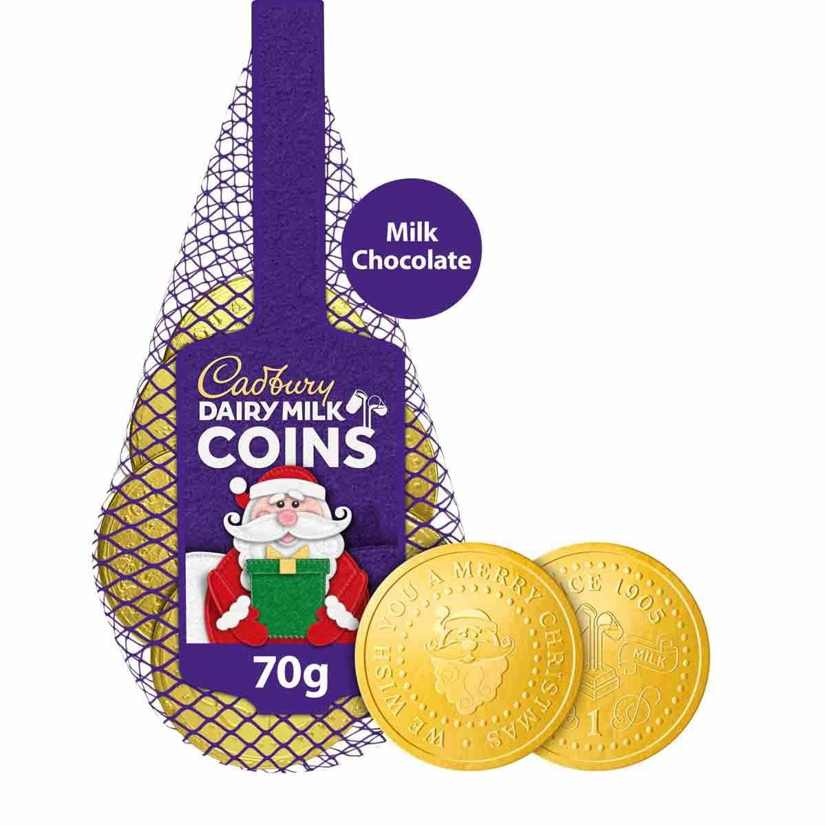 Cadbury Dairy Milk Chocolate Coins Net 70G – UK confectionery product