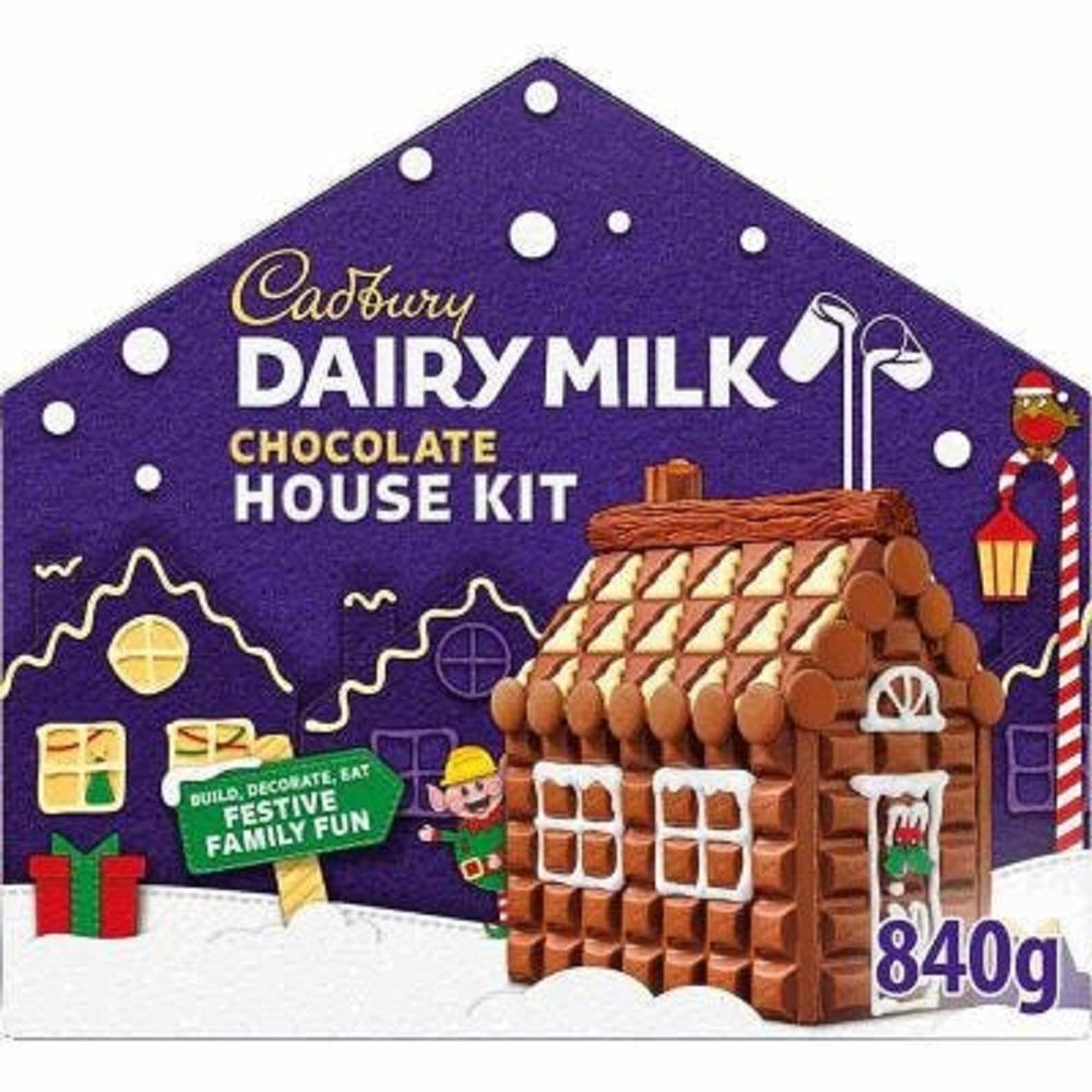 Cadbury Dairy Milk Christmas House Kit Chocolate 840G – UK Christmas chocolate stocking filler