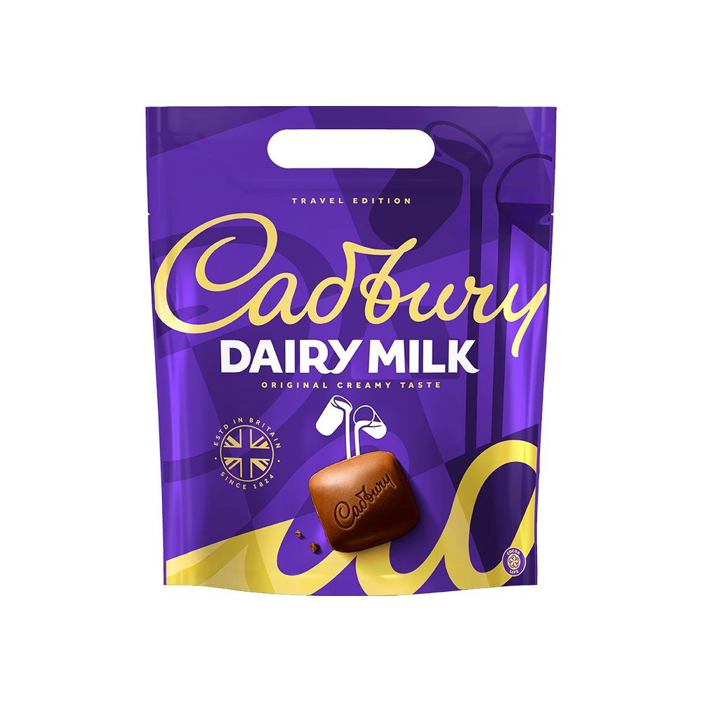 Cadbury Dairy Milk Chunk Pouch 244G – UK Christmas confectionery sharing pack