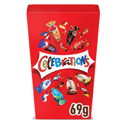 Celebrations assorted mini chocolate box, 69g