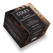 Cole's Classic Christmas Pudding 454g – traditional British festive fruit pudding for Christmas celebrations.