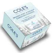 Cole's Brandy Port And Walnut Christmas Pudding 454g – rich traditional British festive fruit pudding.