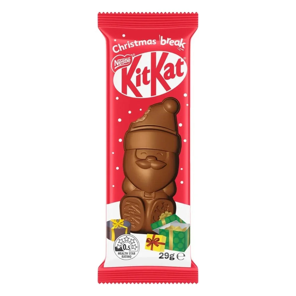 KitKat Santa Milk Chocolate 29G – UK Christmas chocolate stocking filler