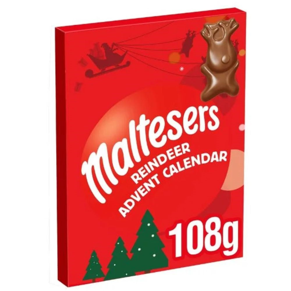 Maltesers Reindeer Advent Calendar 108G – UK chocolate advent calendar for Christmas