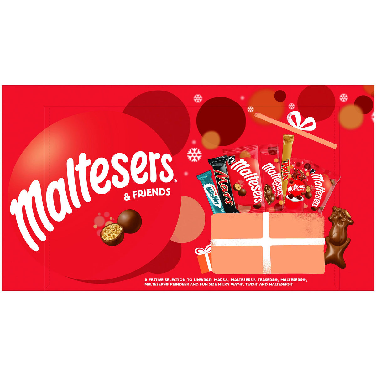 Maltesers and Friends Large Selection Box 207g Christmas chocolate gift