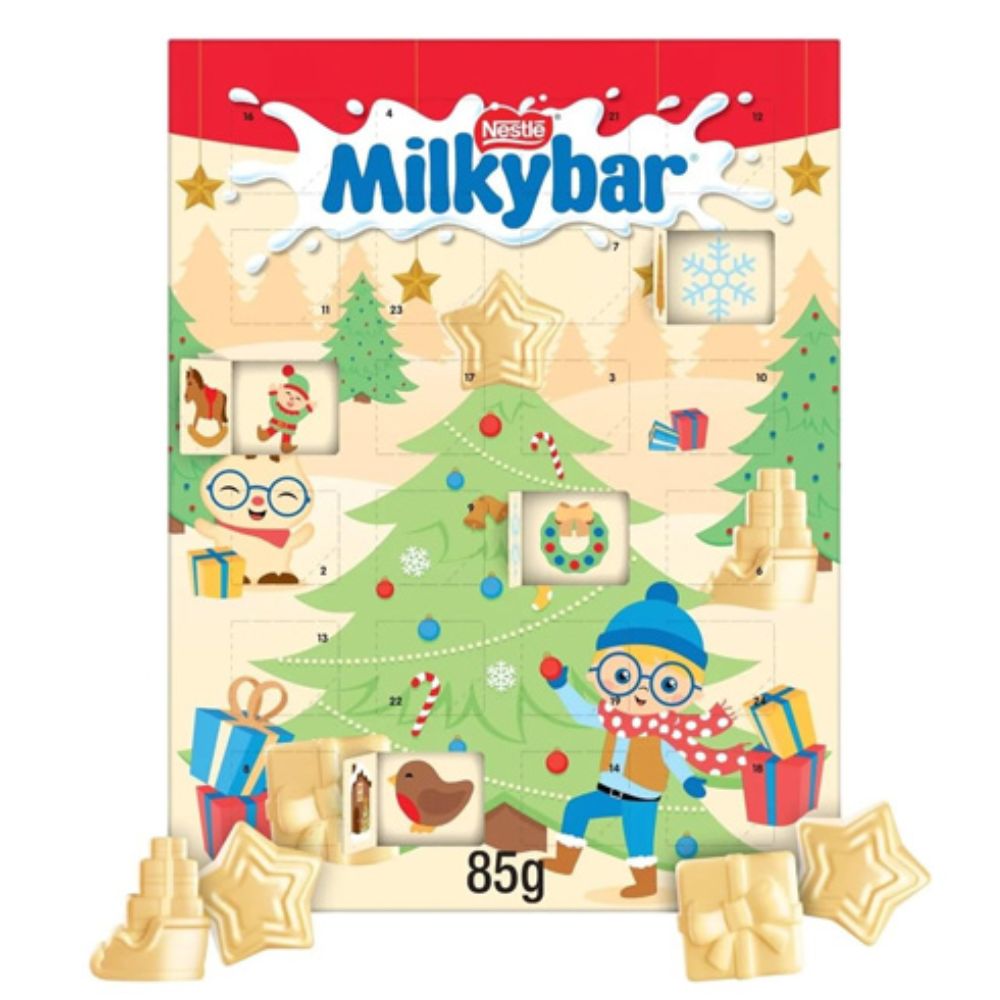 Milkybar 85g white chocolate Christmas advent calendar