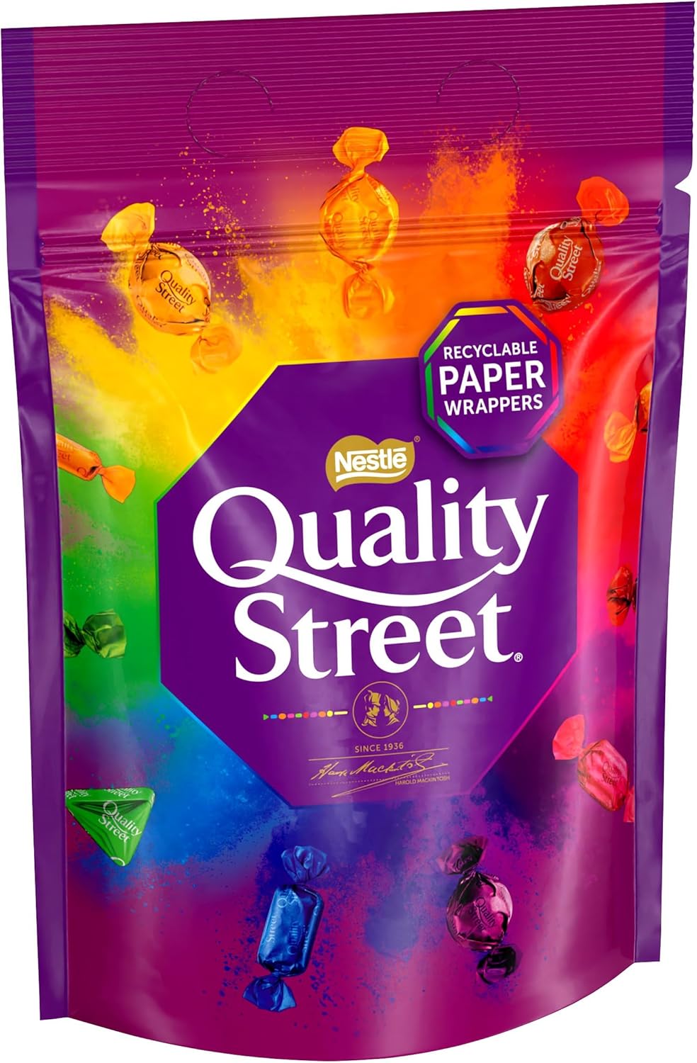 Nestlé Quality Street Chocolate Bag 300G – UK Christmas confectionery sharing pack