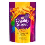 Nestlé Quality Street Gold Pouch Selection Chocolate Pouch 283G – UK Christmas confectionery sharing pack